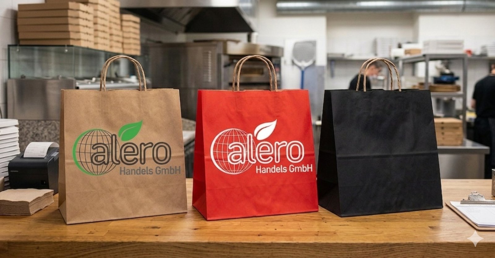 Paper cord handle bags